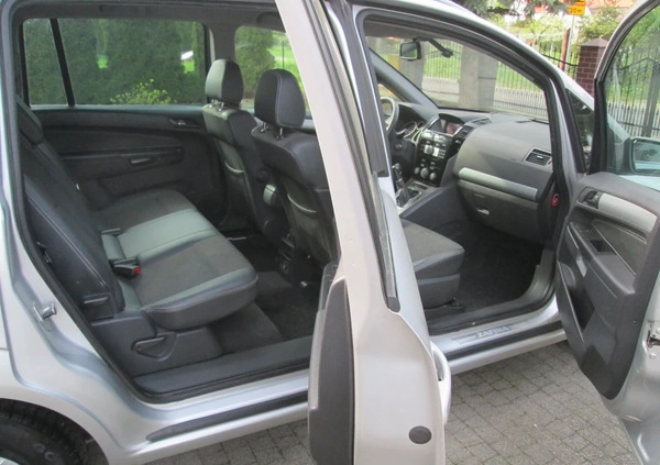 Opel Zafira cena 14999 przebieg: 224651, rok produkcji 2009 z Gryfice małe 211